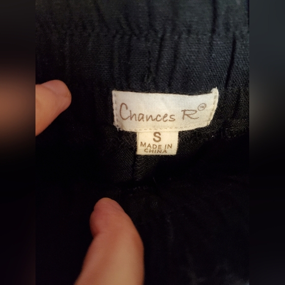 Womens Black Jogger Pants - Picture 2 of 9